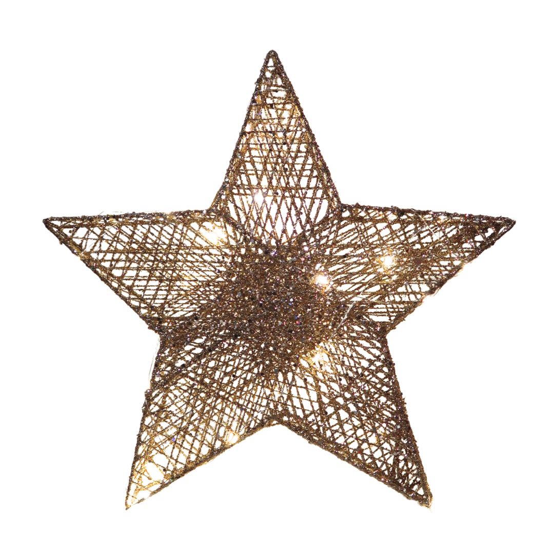 ŚWIECĄCA GWIAZDA LED ZŁOTA