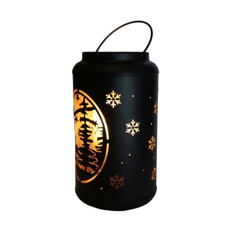 LAMPION ŚWIĄTECZNY LED 20 CM - NA BATERIE - obrazek 2